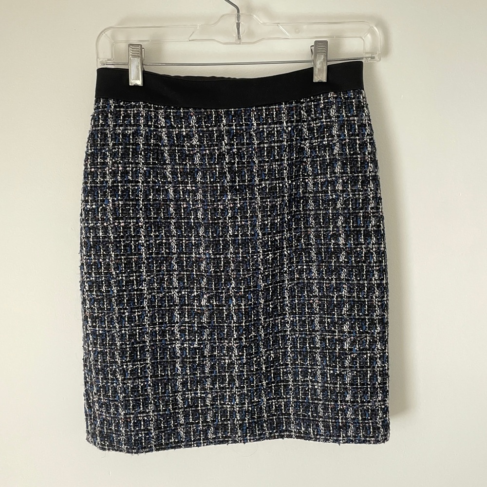 White House Black Market WHBM Tweed Pencil Skirt 00
